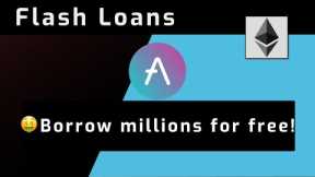 Borrow MILLIONS in crypto with no collateral - How Aave Flash Loans work!
