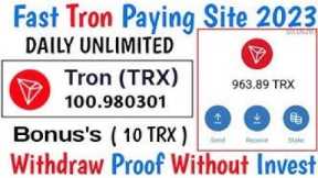 Top Crypto Mining Websites in 2023 // Free Tron Mining // unlimited trx claim