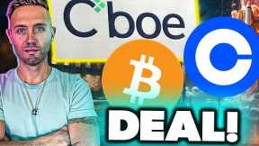 Bitcoin ETF Breakthrough! CBOE and Coinbase's GAME-CHANGING Agreement!