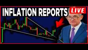 🚨LIVE: US INFLATION REPORTS!! What is next for Bitcoin & Crypto?