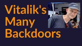 Vitalik's Many Backdoors (Ethereum Rollups)
