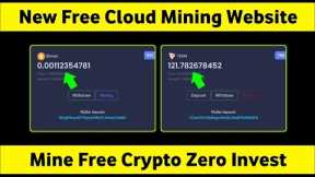 Earn Free $10 Crypto Daily | New Free Cloud Mining Website | New Free Bitcoin Mining Site 2023