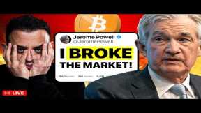 The FED Just BROKE The Markets!! (Bitcoin Could DUMP HARD)
