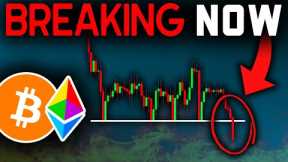 CRYPTO BREAKING SUPPORT NOW (Get Ready)!! Bitcoin News Today & Ethereum Price Prediction (BTC & ETH)