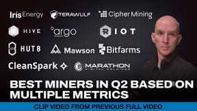 Best Miners In Q2 2023 Based On Multiple Metrics (Clip)