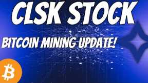Cleanspark Stock Bitcoin Mining Update! Clsk News
