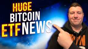HUGE BITCOIN ETF NEWS! 📈 THIS CHANGES EVERYTHING!