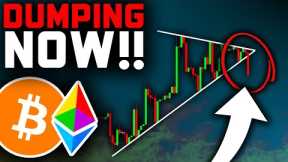 CRYPTO DUMPING NOW (New Price Target)!! Bitcoin News Today & Ethereum Price Prediction (BTC & ETH)