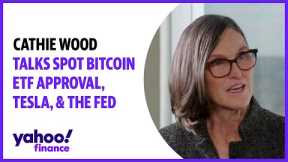 Cathie Wood talks spot bitcoin ETF approval, Tesla, & the Fed