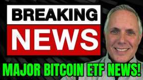 BREAKING CRYPTO NEWS! BITCOIN ETF - APPROVAL IN THE NEXT 9 DAYS?! BTC NEWS!