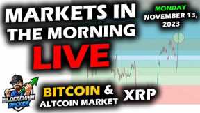 MARKETS in the MORNING, 11/13/2023, BITCOIN at $36,800, Altcoin Market Weekend, Stocks Green Week
