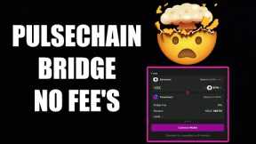 PulseChain Bridge Now Cost No Fees! My Crazy Speculation!