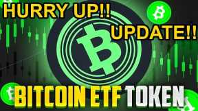 Bitcoin ETF Token Presale Update - Next Round Ending Soon! Buy Before Exchange Launch!