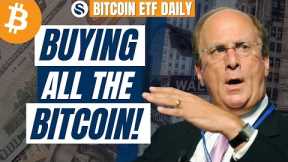 ETFs On Pace To Buy 13X Daily Bitcoin Supply!