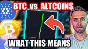 Shocking CRYPTO Prediction: Altcoins Set to Crush BITCOIN This Cycle!