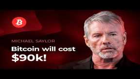 Bitcoin Halving Will Send BTC Price to $90,000? Michael Saylor LIVE