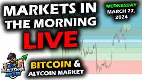 MARKETS in the MORNING, 3/27/2024, Bitcoin $71,000, Altcoin Market Retrace, DXY 104, Gold $2,186