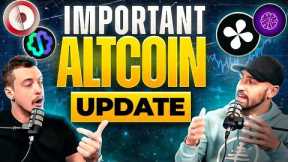 🚨 IMPORTANT ALTCOIN UPDATE - Breaking News