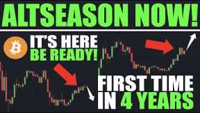The FIRST TIME In 4 Years - An ALTCOIN SEASON Has Likely BEGUN!