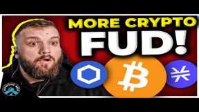 ⚠️WARNING CRYPTO HOLDERS⚠️ Fresh Bitcoin FUD Spooks The Market! (Should We Worry?)