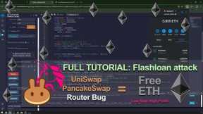 FLASH LOAN ATTACK | Earn free ETH using Deployer Router bug and Smart Contract 2024 [FULL TUTORIAL]