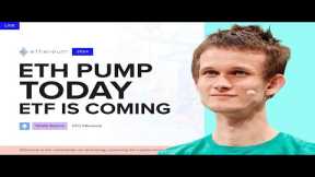 LIVE: Vitalik Buterin CEO Ethereum About Approved ETF ETH, Future Ethereum & ETH Price Prediction.