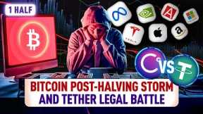 Crypto news! 🔥 Bitcoin Post-Halving Storm, Mining Revenue, Tether legal battle