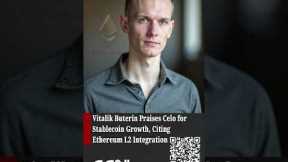 Vitalik Buterin Praises Celo for Stablecoin Growth, Citing Ethereum L2 Integration