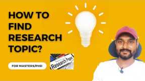 How to find research topic for dissertation and thesis | Machine Learning | Data Magic