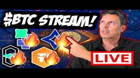 🔴 WILL $BTC Bitcoin FINALLY BREAK OUT?!! $BTC Miner STREAM!!  |  The Talkin' Investing Show!!  🔴