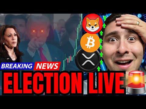 ELECTION CRYPTO LIVE!🔴TRUMP to PUMP CRYPTO TONIGHT