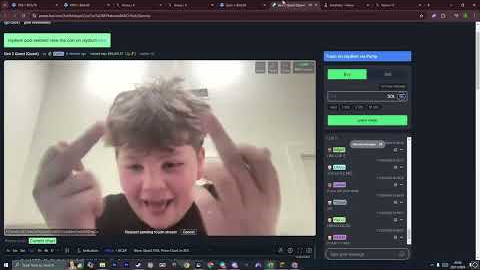 Rugpull on livestream by a kid!😱Solana memecoin season surges🚀 #$Quant #web3 #cryptocurrency