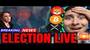 ELECTION CRYPTO LIVE!🔴TRUMP to PUMP CRYPTO TONIGHT