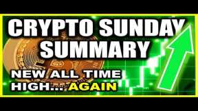 BITCOIN HITS NEW ALL TIME HIGH AGAIN - Crypto Sunday Summary - 10 November 2024