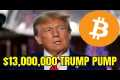 “Trump Pump Will Send Bitcoin to $13