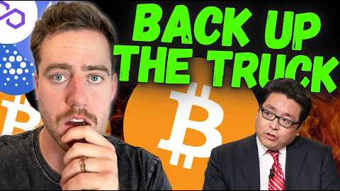 BITCOIN AND CRYPTO CRASHING- TOM LEE JUST SAID TO BACK UP THE TRUCK AND BUY!