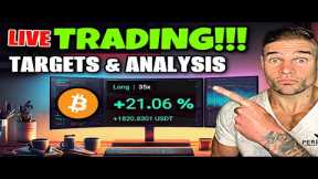 Live $500K BITCOIN TRADE - INSANE CRYPTO VOLATILITY (RARE SIGNALS PRINTING!!!!)