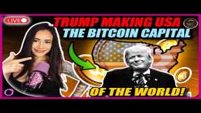 Crypto Chaos Unleashed: Trump Making USA The Bitcoin Capital Of The World