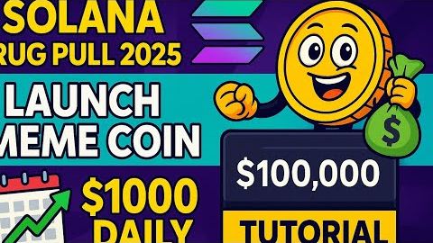How to Solana Rug Pull 2025 | How to Launch a Meme Coin & Make $1000 Daily|Create Meme Coin Tutorial