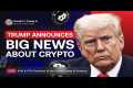 LIVE: Trump Announces Important News