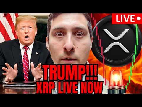 XRP TRUMP SPEAKS LIVE NOW!!🔴XRP BREAKING