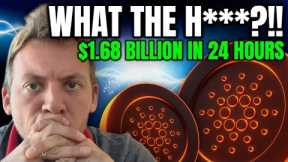 CARDANO ADA - $1.68 BILLION IN 24 HOURS!!! WHAT THE H***?!!