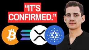 It's confirmed.