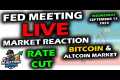 LIVE Market REACTION to RATE CUT with 