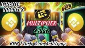 INSANE PROFITS,MULTIPLIER ON CRYPTO FLASH LOANS.