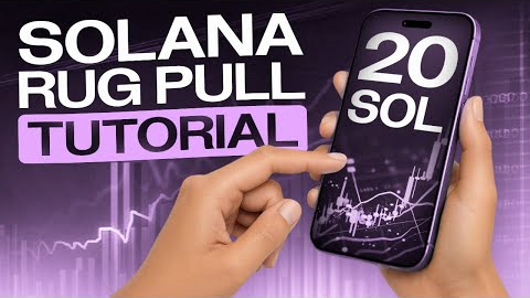 Rug Pull! Full Guide - How to launch meme coin with Solana!