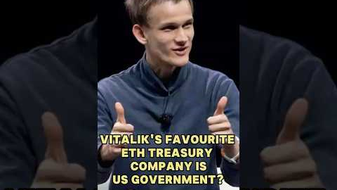 Vitalik's Favourite Ethereum Treasury Company Is US Government? #vitalikbuterin #ETH #ethereum