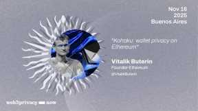 Kohaku: Wallet privacy on Ethereum by Vitalik Buterin, Consigny & Kassandra // ECC#2 - BA 2025