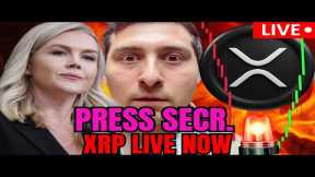 XRP TRUMP PRESS LIVE!🔴CRYPTO DUMPS AGAIN