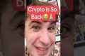 Crypto is So Back😭🙏🏼 (BOTTOM IS